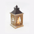 ^ 'WOODEN & METAL LANTERN' ΛΕΥΚΟ ΚΕΡΙ, 1 LED ΛΑΜΠ. ΜΠΑΤ. (3xAAA), WW,IP44, Φ14Χ31CM