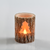 ^ 'XMAS TREE WAX CANDLE', 1  LED ΛΑΜΠ. ΜΠΑΤ. (3xAAA), WW,IP20, φ7.5x10cm