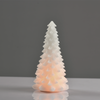 ^ 'WHITE XMAS TREE WAX CANDLE', 1  LED ΛΑΜΠ. ΜΠΑΤ. (3xAAA), WW,IP20, φ13.5X23.5cm