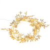 ^ 'GOLD GARLAND', 20 ΜΙΝΙ LED ΛΑΜΠ. WW ΜΠΑΤ. (2XAA) ΑΣΗΜΙ ΚΑΛ. ΧΑΛΚΟΥ IP20 150+30CM ΔΙΑΦ ΚΑΛ ΤΡΟΦ.