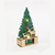 ^ 'WOODEN TREE GREEN XMAS CALENDAR', 3 LED ΛΑΜΠ. WW ΜΠΑΤ. (1ΧCR2032) ΣΤΑΘ. IP20 12Χ5.5Χ23.5CM