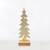 ^ 'WOODEN XMAS TREE', 4 ΜΙΝΙ LED ΛΑΜΠ. WW ΜΠΑΤ. (2XAAA) ΑΣΗΜΙ ΚΑΛ. ΧΑΛΚΟΥ IP20 Φ9.5Χ30.5CM