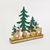 ^ 'WOODEN GREEN XMAS DECOR', 5 LED ΛΑΜΠ. ΜΠΑΤ. (2XAAA) ΣΤΑΘ. IP20 30X6X28.5CM