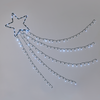^ 'SHOOTING STAR, 5 ROWS', 150 CW LED 8 ΛΕΙΤΟΥΡΓ., ΑΝΤΑΠ. (4.5VDC) IP44  30cm (1m ΟΥΡΑ), 5m. ΚΑΛ. ΤΡ