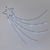 ^ 'SHOOTING STAR, 5 ROWS', 150 CW LED 8 ΛΕΙΤΟΥΡΓ., ΑΝΤΑΠ. (4.5VDC) IP44  30cm (1m ΟΥΡΑ), 5m. ΚΑΛ. ΤΡ