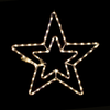 ^ 'DOUBLE STARS' 60 LED ΣΧΕΔΙΟ 2.5m ΜΟΝΟΚΑΝΑΛ ΦΩΤΟΣΩΛ ΘΕΡΜΟ ΛΕΥΚΟ IP65 46cm 1.5m ΚΑΛΩΔ