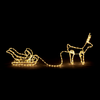^ 'REINDEER PULL SLEIGH' 192LED ΣΧΕΔΙΟ 8m ΜΟΝΟΚΑΝΑΛ ΦΩΤΟΣΩΛ ΘΕΡΜ ΛΕΥΚΟ IP44 145x23.5x49cm 1.5m ΚΑΛΩ