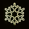 ^ 'SNOWFLAKE' 300 NEON LED 3m NEON DOUBLE SMD ΦΩΤ., WW ΣΤΑΘ., IP44, 40X40CM, 1.5m ΚΑΛ.