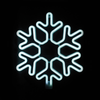 ^ 'SNOWFLAKE' 300 NEON LED 3m NEON DOUBLE SMD ΦΩΤ., CW ΣΤΑΘ., IP44, 40X40CM, 1.5m ΚΑΛ.