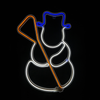 ^ 'SNOWMAN' 300 NEON LED 3m NEON DOUBLE SMD ΦΩΤ., ΠΟΛΥΧΡ. ΣΤΑΘ., IP44, 37Χ53CM, 1.5m ΚΑΛ.