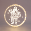 ^ '3D ACRYLIC SANTA', 36 WW LED ΣΤΑΘ. IP20 21X21.6CM, USB ΚΑΛ. ΤΡΟΦΟΔ.