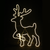 'STANDING REINDEER' 500LED ΣΧΕΔΙΟ 5m ΦΩΤΟΣΩΛ ΝΕΟΝ ΘΕΡΜΟ ΛΕΥΚΟ IP44 54x82cm 1.5m ΚΑΛΩΔ