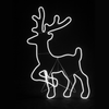'STANDING REINDEER' 500LED ΣΧΕΔΙΟ 5m ΦΩΤΟΣΩΛ ΝΕΟΝ ΨΥΧΡΟ ΛΕΥΚΟ IP44 54x82cm 1.5m ΚΑΛΩΔ