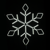 'SNOWFLAKE' 600LED ΣΧΕΔΙΟ 6m ΦΩΤΟΣΩΛ ΝΕΟΝ ΘΕΡΜΟ ΛΕΥΚΟ IP44 66x57cm 1.5m ΚΑΛΩΔ