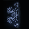^ 'HALF SNOWFLAKE', 684 LED ΕΠΙΣΤΗΛΟ ΣΧΕΔ. 19m ΜΟΝΟΚ. ΦΩΤΟΣ., CW ΣΤΑΘ., IP44, 100x240CM, 1.5m ΤΡΟΦ.