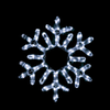 ^ 'SNOWFLAKE' 96 LED ΣΧΕΔΙΟ 4m ΜΟΝΟΚΑΝΑΛ ΦΩΤΟΣΩΛ ΨΥΧΡΟ ΛΕΥΚΟ IP65 38cm 1.5m ΚΑΛΩΔ