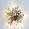 'HANGING STAR' 15 MINI LED WW Λ/ΚΙΑ ΜΠ/ΡΙΕΣ (3AA) IP20 30X30CM, 30CM ΔΙΑΦ. ΚΑΛΩΔΙΟ