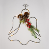 ^ 'HANGING ANGEL' 25 MINI LED WW Λ/ΚΙΑ ΜΠ/ΡΙΕΣ (3AA) IP20 24.5X30.5CM, 30CM ΔΙΑΦ. ΚΑΛΩΔΙΟ