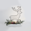 ^ 'REINDEER TABLE LIGHTS' 30 MINI LED WW Λ/ΚΙΑ ΜΠ/ΡΙΕΣ (3AA) IP20 25x5x30CM