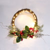 WREATH BERRIES ΔΙΑΚΟΣΜ ΚΡΕΜΑΣΤΟ 30 LED ΛΑΜΠ ΘΕΡΜΑ ΜΠΑΤ 3ΧΑΑ (ΔΕΝ ΣΥΜΠ) IP20 ΔΙΑΜ:30cm 30cm ΚΑΛ
