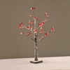 ^ 'SNOW RED BERRY TREE' 24 WW LED ΛΑΜΠΑΚ.ΑΝΤΑΠΤ.(24VDC) IP44 10X10X60CM 3M KΑΦΕ ΚΑΛ. ΤΡΟΦ.