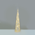 ^ 'WHITE & SILVER CONE TREE' 20 MINI WW LED ΛΑΜΠ. ΜΠΑΤ. 3ΧΑΑ,IP20 Φ13X40CM