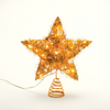 ^ 'GOLD CONVEX STAR' 20 MINI WW LED ΛΑΜΠ. ΜΠΑΤ. 3ΧΑΑ,IP20 23x5x20cm