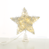 ^ 'SILVER CONVEX STAR' 20 MINI WW LED ΛΑΜΠ. ΜΠΑΤ. 3ΧΑΑ,IP20 23x5x20cm