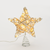 ^ 'WHITE & GOLD CONVEX STAR' 20 MINI WW LED ΛΑΜΠ. ΜΠΑΤ. 3ΧΑΑ,IP20 23x5x20cm