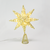 ^ 'GOLD TINSEL THREAD STAR 1' 20 MINI WW LED ΛΑΜΠ. ΜΠΑΤ. 3ΧΑΑ,IP20 28x5x20cm