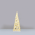 ^ 'WHITE COTTON THREAD CONE TREE' 30 MINI WW LED ΛΑΜΠ. ΜΠΑΤ. 3ΧΑΑ,IP20 Φ18.5X50CM