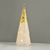 ^ 'CHAMPAGNE GOLD & WHITE SEQUIN CONE TREE' 35 WW LED ΛΑΜΠ. ΜΠΑΤ. 3ΧΑΑ,IP20 Φ27.5X90CM