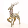 ^ 'NATURAL RATTAN & GRASS DEER' 40 WW ΜΙΝΙ LED ΛΑΜΠ. ΜΠΑΤ 3ΑΑ IP20 H78CM