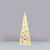 ^ 'WHITE COTTON THREAD CONE TREE' 40 MINI WW LED ΛΑΜΠ. ΜΠΑΤ. 3ΧΑΑ,IP20 Φ20.5X60CM