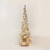 ^ 'RATTAN CONE TREE WITH SNOW' 50 MINI WW LED ΛΑΜΠ. ΜΠΑΤ. 3ΧΑΑ,IP20 Φ27.5X90CM