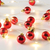 ^ 'XMAS ΓΙΡΛΑΝΤΑ ΚΟΚΚΙΝΕΣ ΜΠΑΛΕΣ' 20 LED WW ΛΑΜΠΑΚ ΣΕΙΡ ΑΣΗΜΙ ΚΑΛ ΧΑΛΚΟΥ,ΜΠΑΤ (2xAA)IP20 190+30cm