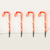 ^ '4 CANDY STAKES' 40 WW LED ΛΑΜΠΑΚΙΑ 8ΠΡΟΓΡΑΜ ΑΝΑΠΤ(4.5V) IP44 M1.5m*Φ2.5cm*Y60cm 0.5m ΠΡΑΣ ΚΑΛ ΤΡ