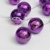 ^ 'PLASTIC BALLS' 10LED ΛΑΜΠΑΚ ΣΕΙΡΑ ΜΠΑΤΑΡ.(3xAA)ΘΕΡΜΟ ΛΕΥΚΟ ΜΩΒ ΠΛΑΣΤΙΚΟ IP20 135+30cm ΔΙΑΦΑΝ ΚΑΛ