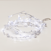 'PEARL' Σχέδιο 20 LED ΛΑΜΠΑΚ ΣΕΙΡΑ ΨΥΧΡΟ ΛΕΥΚΟ ΑΣΗΜΙ ΚΑΛΩΔ ΧΑΛΚΟΥ & ΜΠΑΤΑΡ 2xAA IP20 2m+10cm 1.2W