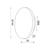 ΕΠΙΤΟΙΧΟ Φ/Σ LED 5W 3000Κ 400LM ΑΝ.ΚΑΦΕ ΔΕΡΜΑ MDF ΚΥΚΛΟΣ Φ14ΧΗ3,6CM ECLIPSE