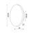 ΕΠΙΤ Φ/Σ LED 10W 3000Κ ΑΠΟΧΡ.ΤΣΙΜΕΝΤΟΥ MDF ΚΥΚΛΟΣ Φ22ΧΗ3,6CM ECLIPSE