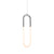 ^ΚΡΕΜΑΣΤΟ Φ/Σ LED 8W 3000K 560LM VENUS ΧΡΩΜΙΟ ΜΕΤ/ΚΟ IP20 15Χ2,3ΧH230CM