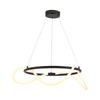 ^ΚΡΕΜΑΣΤΟ Φ/Σ LED 36W 3000K 2100LM KYMA ΜΑΥΡΟ ΜΕΤ/ΚΟ IP20 D60XH230CM