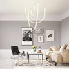 ^ΚΡΕΜΑΣΤΟ Φ/Σ LED 60W 3000K 4000LM JUNGLE  ΛΕΥΚΟ ΣΙΛΙΚΟΝΗ IP20 L240,L170,L100CM