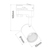 BLACK LED TRACK LIGHT 7W 4000K 4WIRES 24° 760LM 230V Ra80