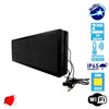 Αδιάβροχη Κυλιόμενη Επιγραφή SMD LED 230V USB &amp; WiFi Κόκκινη Διπλής Όψης 104x40cm  90103