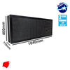 Αδιάβροχη Κυλιόμενη Επιγραφή SMD LED 230V USB &amp; WiFi Κόκκινη Διπλής Όψης 104x40cm  90103