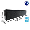 Αδιάβροχη Κυλιόμενη Επιγραφή SMD LED 230V USB &amp; WiFi Λευκή Διπλής Όψης 100x20cm  90110