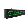 Αδιάβροχη Κυλιόμενη Επιγραφή SMD LED 230V USB &amp; WiFi Πράσινη Μονής Όψης 100x20cm  90116