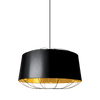 ANDREA PENDANT 1xE27 BLACK/GOLD